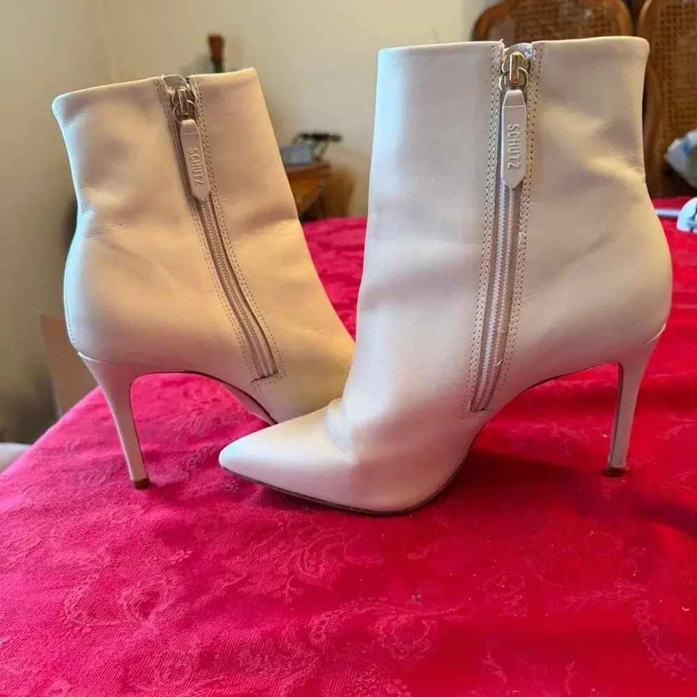 Schutz  leather Ankle Booties